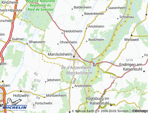Mapa MICHELIN Marckolsheim - ViaMichelin