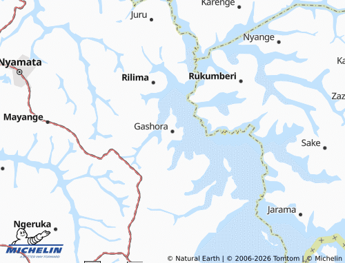 Mappa MICHELIN Gashora - ViaMichelin