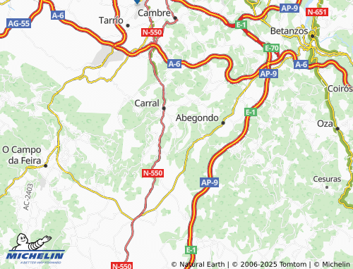 Carte MICHELIN Bordel - ViaMichelin