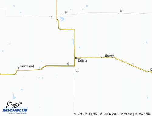 Mapa MICHELIN Edina - ViaMichelin