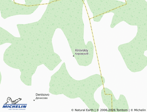 MICHELIN-Landkarte Kirovskiy - ViaMichelin