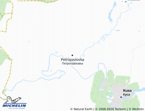 MICHELIN-Landkarte Petropavlovka - ViaMichelin