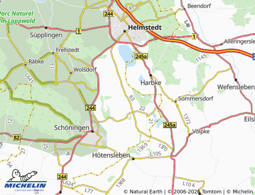 MICHELIN Büddenstedt map - ViaMichelin