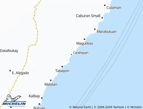 MICHELIN Carahayan map - ViaMichelin