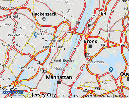 Mappa MICHELIN Cliffside Park - ViaMichelin
