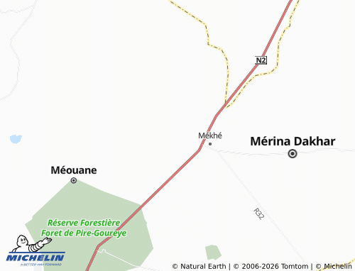 Mapa MICHELIN Yénima - ViaMichelin