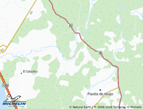 MICHELIN Tecuyo map - ViaMichelin