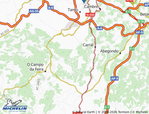 MICHELIN Gustevedro map - ViaMichelin