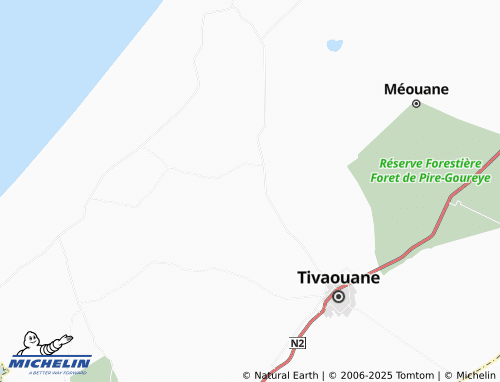 MICHELIN Taiba Mbaye map - ViaMichelin