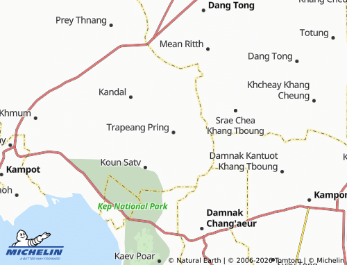 Mapa MICHELIN Trapeang Pring - ViaMichelin