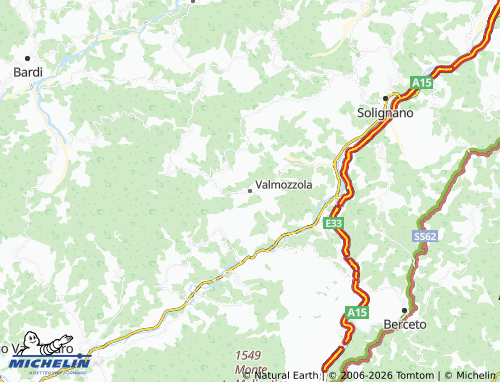 Mappa MICHELIN Valmozzola - ViaMichelin