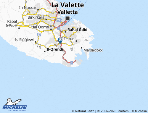 MICHELIN Birzebbugia map - ViaMichelin