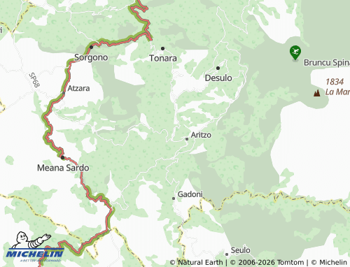 MICHELIN Belvì map - ViaMichelin