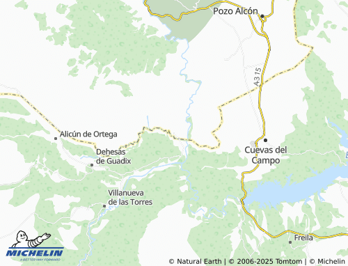 Carte MICHELIN Cortijo Grande - ViaMichelin