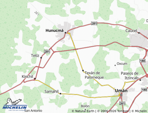 Carte MICHELIN Hunkanab - ViaMichelin