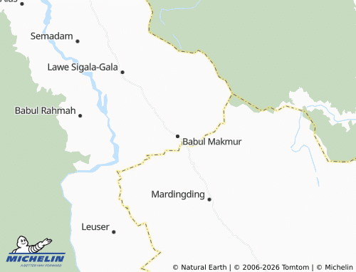 MICHELIN Babul Makmur map - ViaMichelin