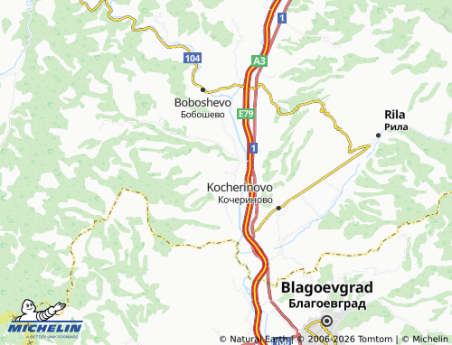 MICHELIN-Landkarte Borowez - ViaMichelin
