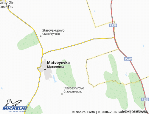 MICHELIN-Landkarte Radovka - ViaMichelin
