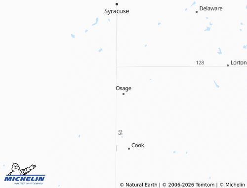 Mappa MICHELIN Osage - ViaMichelin