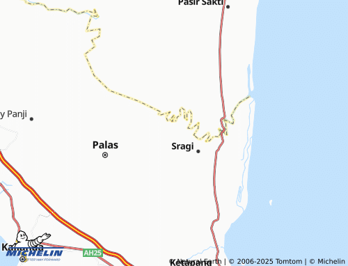 MICHELIN Sukapura map - ViaMichelin