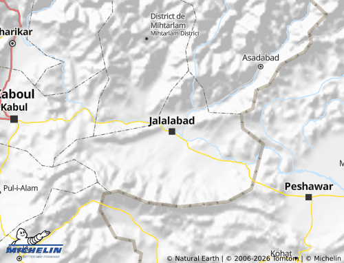Mappa MICHELIN Nangarhar - ViaMichelin