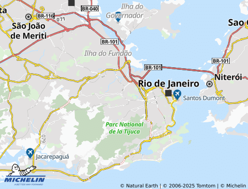 MICHELIN Mangueira map - ViaMichelin