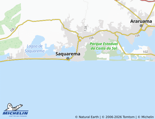 MICHELIN Itaúna map - ViaMichelin
