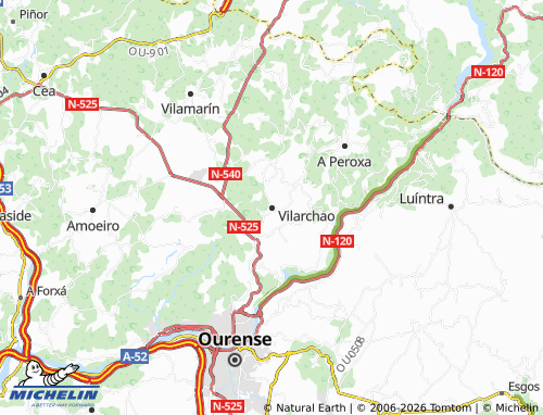 Carte MICHELIN Vilarchao - ViaMichelin
