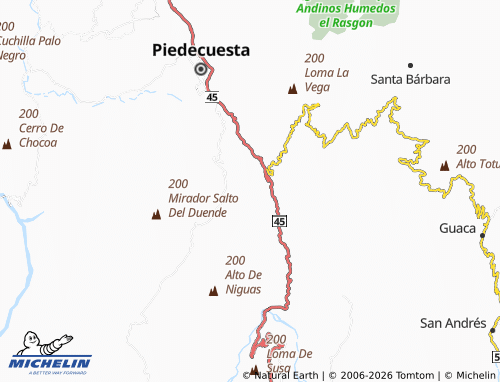Mapa MICHELIN San Miguel - ViaMichelin