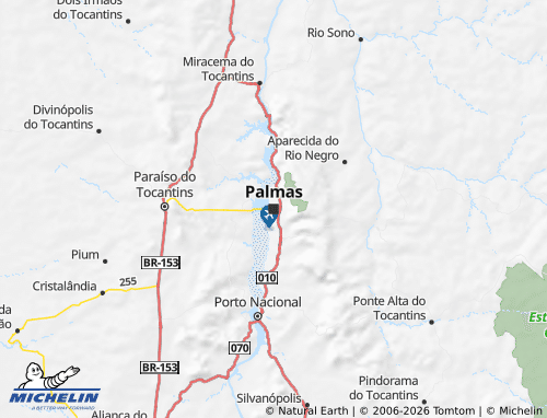 MICHELIN Tocantins map - ViaMichelin
