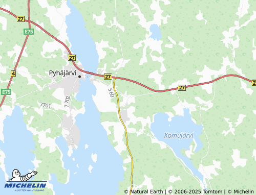MICHELIN-Landkarte Ruotanen - ViaMichelin