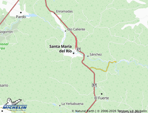 MICHELIN Guadalupe map - ViaMichelin