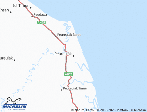 Mapa MICHELIN Peureulak - ViaMichelin