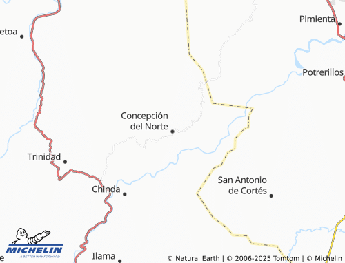 MICHELIN Concepción del Norte map - ViaMichelin