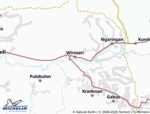 MICHELIN Wirosari map - ViaMichelin