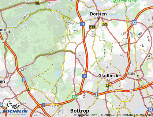 MICHELIN Kirchhellen map - ViaMichelin