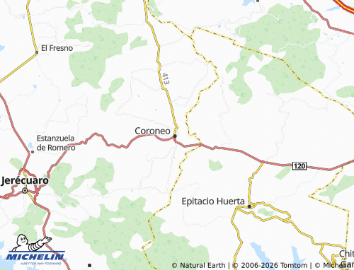 Mappa MICHELIN Zona Centro - ViaMichelin