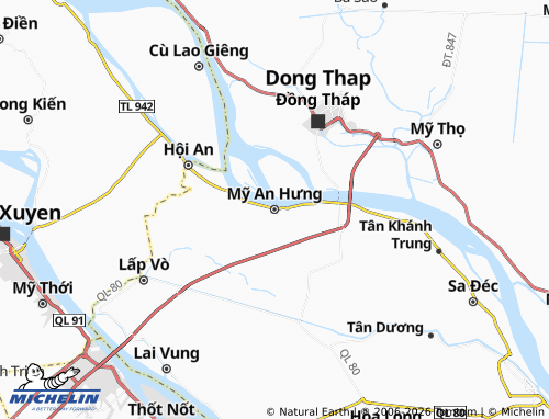 Mapa MICHELIN Mỹ An Hưng B - ViaMichelin