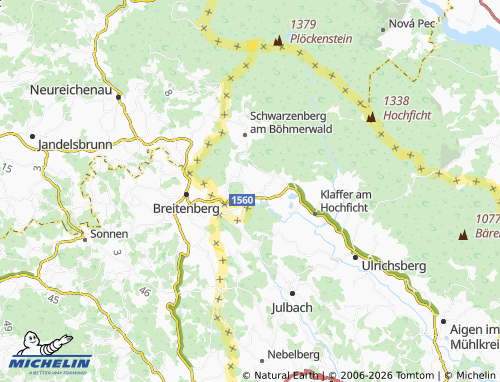 MICHELIN-Landkarte Hinteranger - ViaMichelin