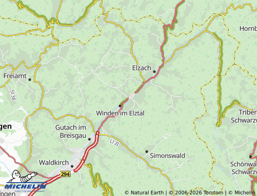 Mapa MICHELIN Oberwinden - ViaMichelin