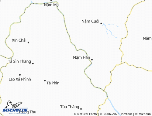 MICHELIN Huổi Só map - ViaMichelin