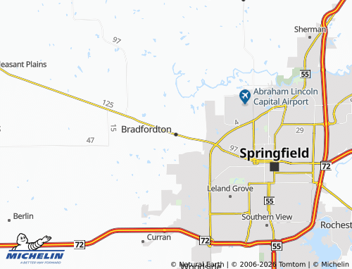 Kaart MICHELIN Bradfordton - ViaMichelin