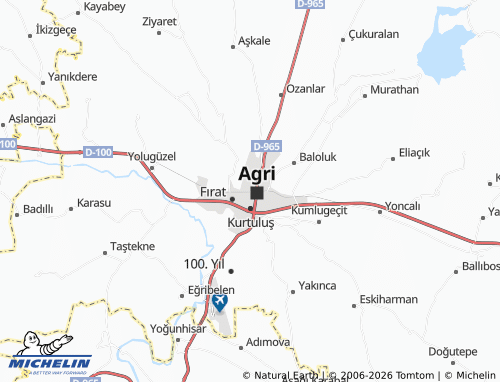 MICHELIN Abide map - ViaMichelin