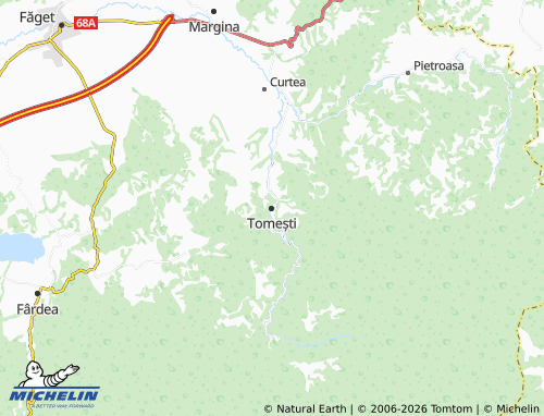 MICHELIN Tomești map - ViaMichelin