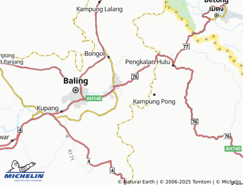 MICHELIN Kampung Charok Nau map - ViaMichelin