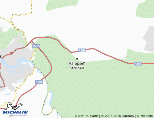 MICHELIN-Landkarte Karapsel' - ViaMichelin