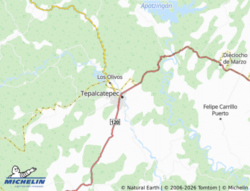 Mapa MICHELIN Carlos Torres Manzo - ViaMichelin