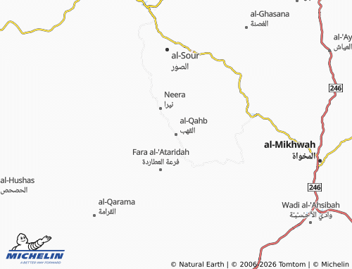 MICHELIN-Landkarte al-Qahb - ViaMichelin