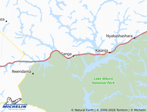Mappa MICHELIN Sanga - ViaMichelin