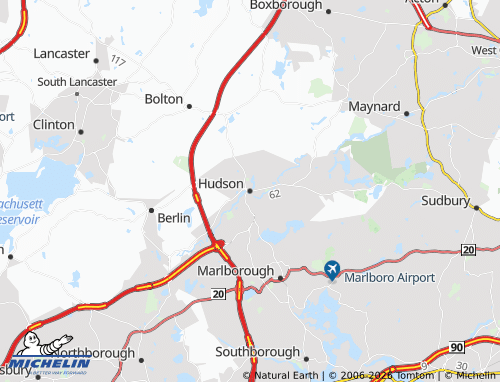 Mappa MICHELIN Hudson - ViaMichelin